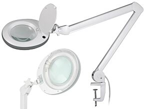 Lupa podświetlana stołowa 5 dioptrii fi 120mm 22W