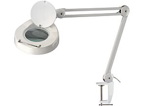 Lupa podświetlana stołowa 5 dioptrii fi127mm metal