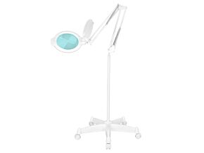 Lupa podświetlana z podstawą 36LED SMD 5 dioptrii fi145mm biała