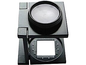 Lupa składana 19mm o powiększeniu x8 z podziałką 15x15mm