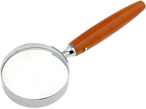 Lupa ręczna; Pow: x3; Śr.soczewki:65mm