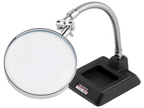 Lupa stołowa; Pow: x2,5; Śr.soczewki:90mm