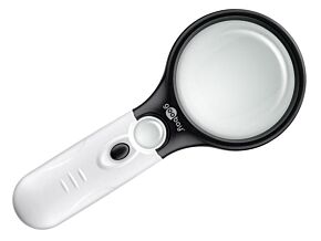 Lupa 75mm (22mm) podświetlana LED o powiększeniu x1.75 (x12)