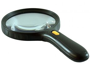 Lupa x2/x4 fi110/25mm podświetlana LED do czytania