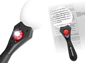 Lupa podświetlana Bresser Black LED x2.5/x4 90mm