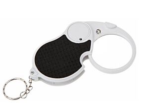 Lupa kieszonkowa sładana x4 fi45 LED