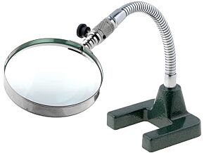 Lupa stołowa 2x na wysięgniku elastycznym z podstawką