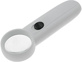 Ręczna lupa 37mm x4 z LED