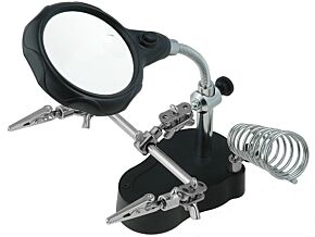 Uchwyt montażowy z lupą podświetlany LED