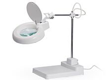 Lupa podświetlana 3 dioptrie fi 125mm z podstawą