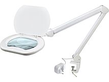 Lupa podświetlana stołowa 3 dioptrie 84LED 175x130mm 18W