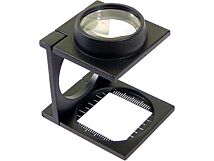 Lupa składana 25mm o powiększeniu x6 z podziałką 20x20mm