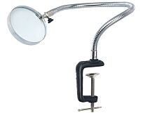 Lupa 3 dioptrie 90mm na gietkim ramieniu