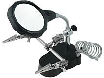 Uchwyt montażowy z lupą podświetlany LED